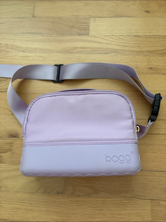 BOGG BAG Handbags - BOGG BAG Lilac Crossbody Belt Bag with Stains